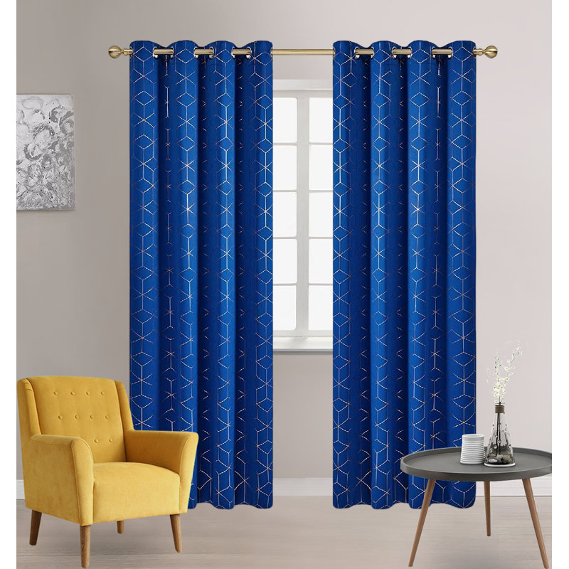 Mercer41 Emmalena Polyester Blackout Curtain Pair Wayfair